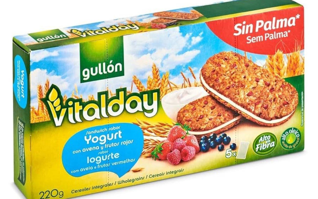 Sandwich with yogurt and berries filling Vitalday