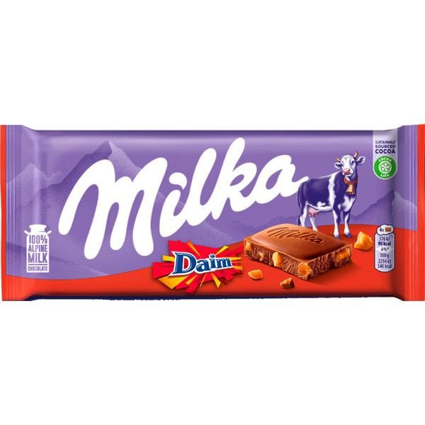 MILKA AND DAIM 100G