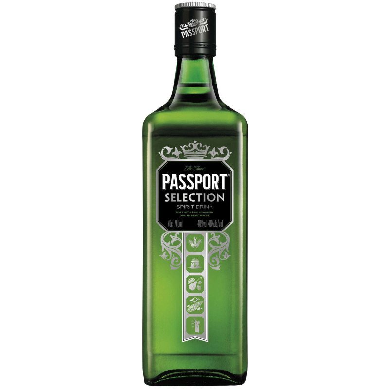 Pack de 12 Licor Con Whiksy Passport Selection 700 ml