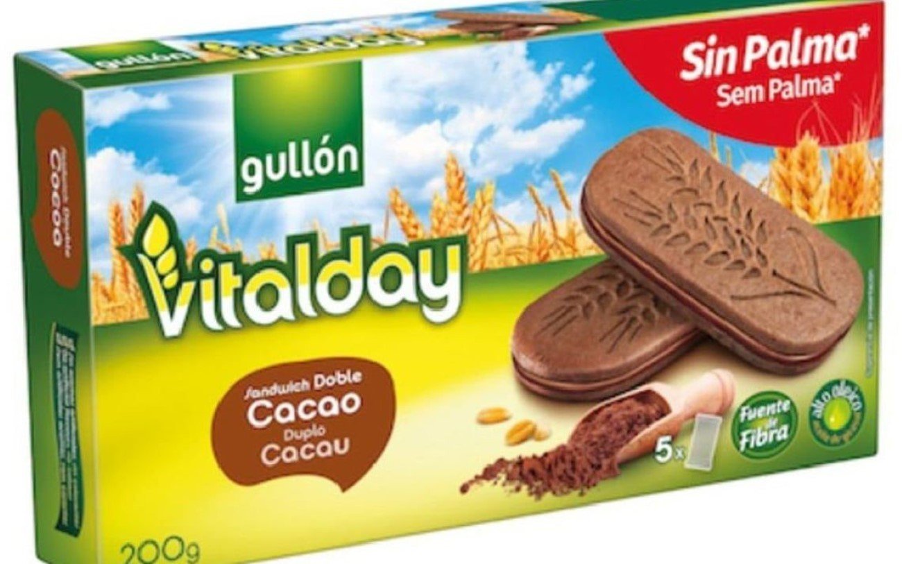 Gullon Vitalday Cookies Filled With Cocoa 200g