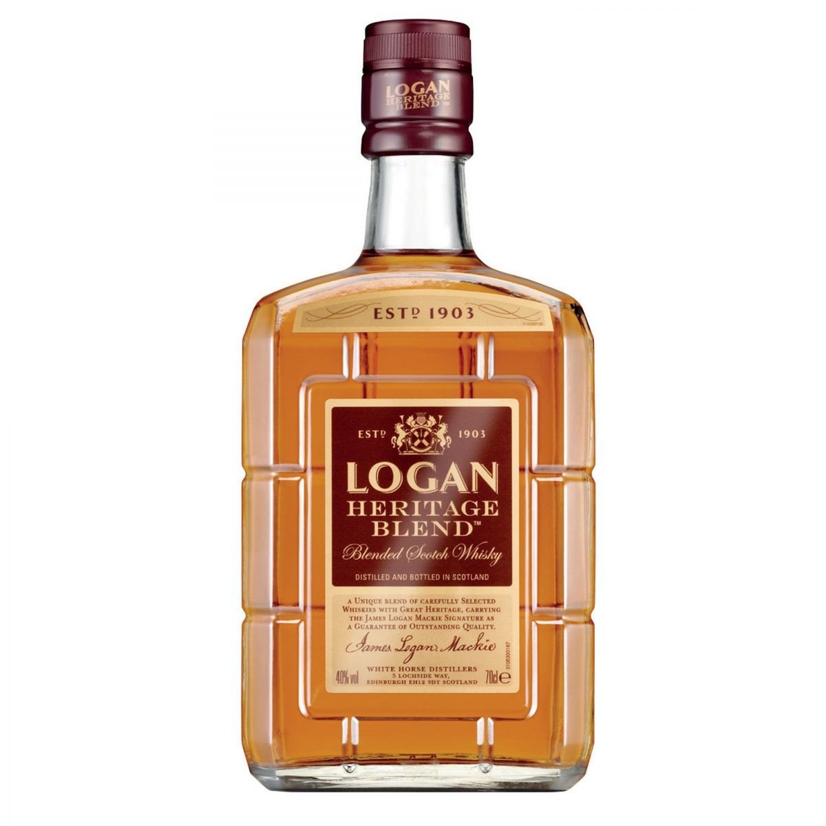 LOGAN HERIAGE BLEND SCOTCH WHISKY 70CL