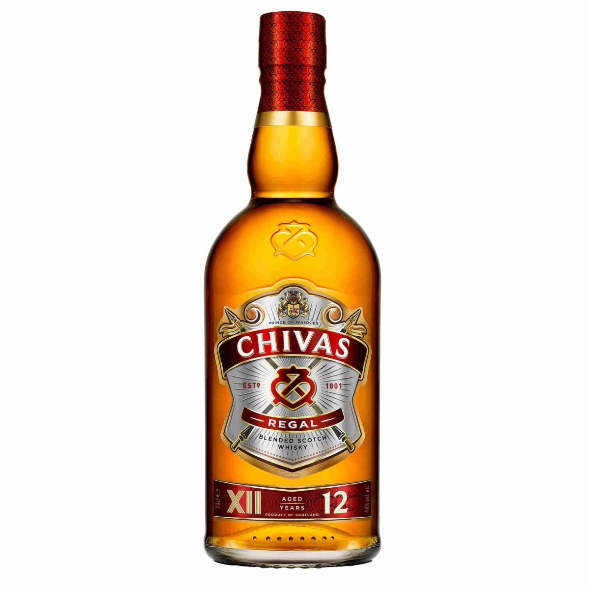 CHIVAS REGAL WHISKY 12 YEARS OLD 70cl