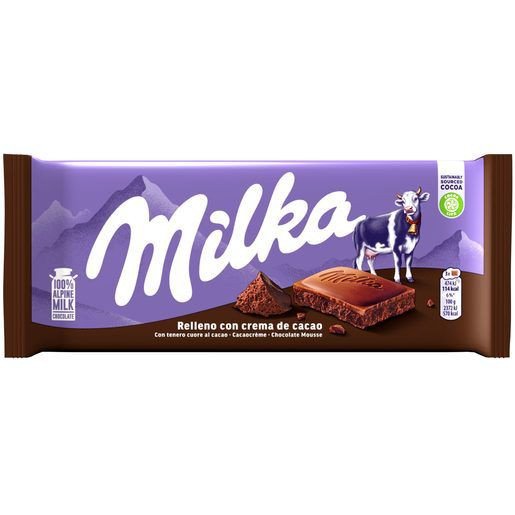 Milka Cocoa Cream Chocolate 100g
