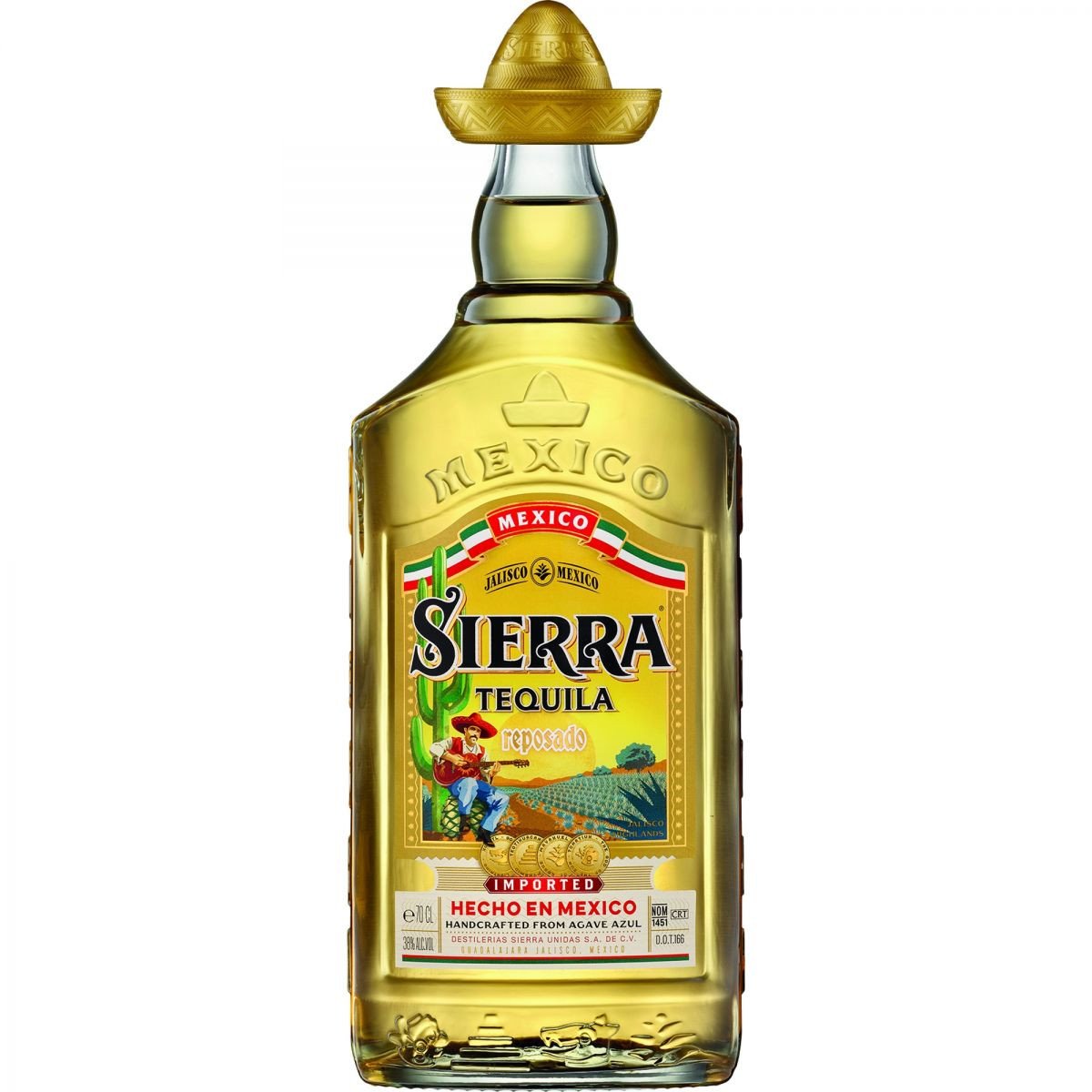 Tequila Sierra Reposado 70 Cl