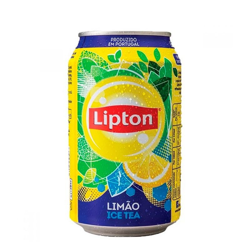 Lipton Ice Tea Lemon Soda Can 330ml